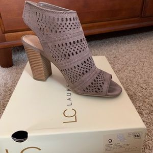 Taupe Suede Bootie - Size 9